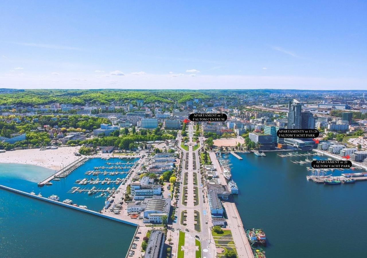 Apartament Faltom 20 Yacht Park Premium Gdynia Bagian luar foto