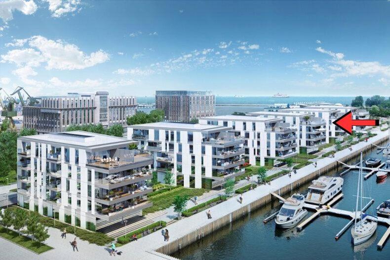 Apartament Faltom 20 Yacht Park Premium Gdynia Bagian luar foto